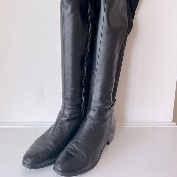 Michael Kors Bromley Leather Boots - Picture 2 of 7